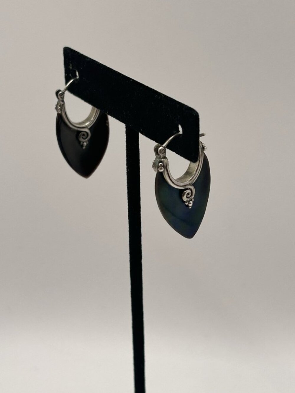 925 Sterling Silver Abalone Shell Earrings Jewelry Gift Women Tropical Holidays - Picture 9 of 15